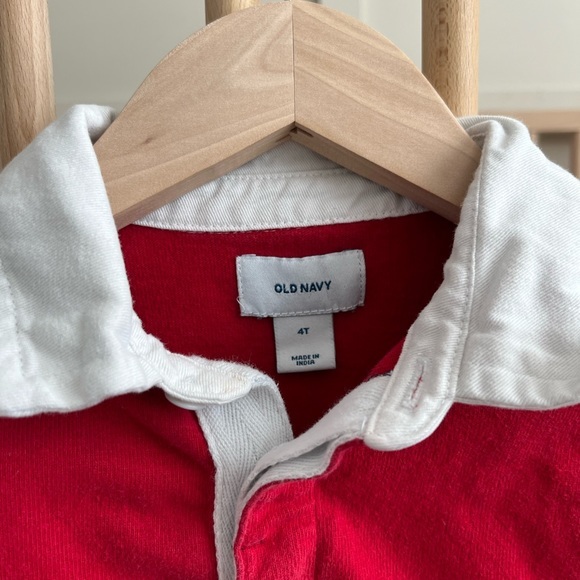 Old Navy 4T Henley Polo Long Sleeve‎ - Picture 2 of 3
